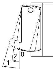 KENWOOD KRC-PS978R - Adjusting faceplate angle: - 2
