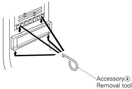 KENWOOD KRC-PS978R - Removing the hard rubber frame - 1