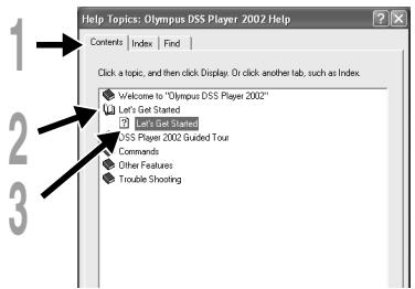 OLYMPUS DS-20 - Search by Key word - 1