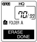 OLYMPUS DS-20 - Erasing One File at a Time - 5