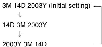 OLYMPUS DS-20 - Set the year. - 1