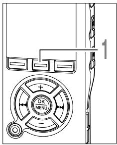OLYMPUS DS-30 - Setting an Index Mark or a Temp Mark - 1