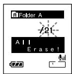 OLYMPUS DS-30 - Erase All Files from a Folder - 4