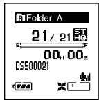 OLYMPUS DS-30 - Press the OK button to complete the setup screen. - 1