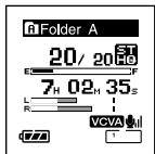OLYMPUS DS-30 - While recording in VCVA mode - 4
