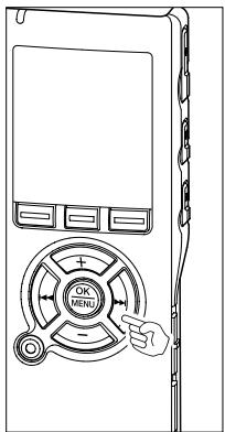 OLYMPUS DS-30 - Press the STOP or OK button at any point you want to stop the playback. - 1
