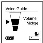 OLYMPUS DS-30 - "Volume" setting - 1