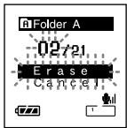 Folder A 02/21 Erase Cancel