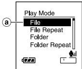 Play Mode File File Repeat Folder Folder Repeat