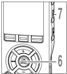 7 6 OK MENU