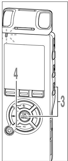 4 3 OK MENU