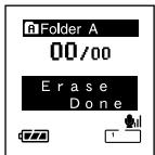 Folder A 00/00 Erase Done