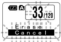 OLYMPUS WS-300M - Erasing One File at a Time - 3