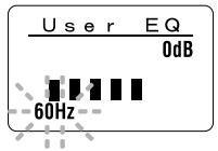 OLYMPUS WS-300M - When Changing the User Equalizer - 5