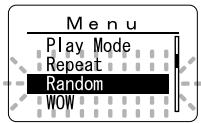 OLYMPUS WS-300M - Random Playback (Random) - 2