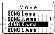 OLYMPUS WS-300M - Moving the Tracks (Move) - 9