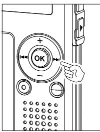 Diagram showing a hand pressing a button labeled 'OK' on a device panel with directional arrows and numeric keypad.