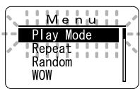 OLYMPUS WS-300M - Selecting Play Mode (Play Mode) - 3