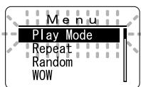 OLYMPUS WS-320M - Selecting Play Mode (Play Mode) - 1