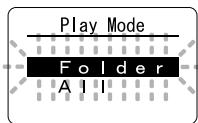 OLYMPUS WS-320M - Selecting Play Mode (Play Mode) - 2