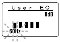 OLYMPUS WS-320M - When Changing the User Equalizer - 3