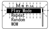 OLYMPUS WS-320M - Press the OK button while playing a file. - 1