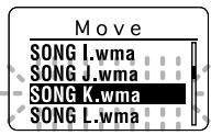 OLYMPUS WS-320M - Moving the Tracks (Move) - 5