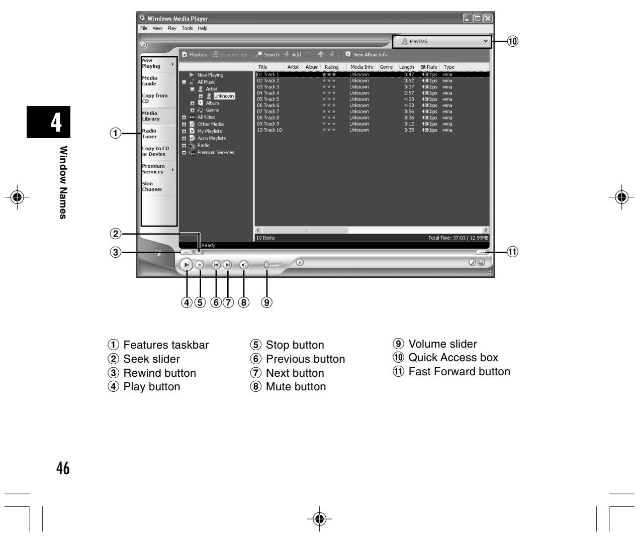 OLYMPUS WS-320M - Windows Media Player 9 - 1