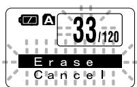 OLYMPUS WS-320M - Erasing One File at a Time - 4