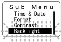OLYMPUS WS-320M - Backlight (Backlight) - 2