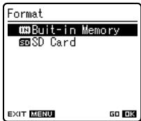 OLYMPUS LS-10 - Formatting the Recorder IFormatl - 3