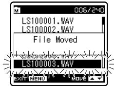 OLYMPUS LS-10 - Rearranging files [Replace] - 5