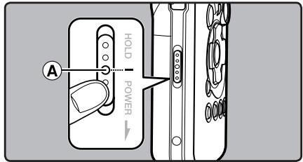 OLYMPUS LS-10 - Exit HOLD mode - 1