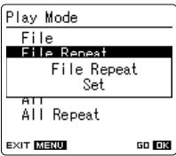 OLYMPUS LS-10 - Press the OK button to complete the setup screen. - 1