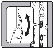 OLYMPUS LS-10 - Adjust the recording level by using the REC LEVEL dial. - 1