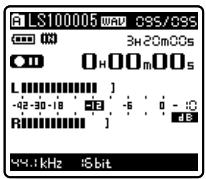 OLYMPUS LS-10 - Actually producing the sound you would like to record: - 2