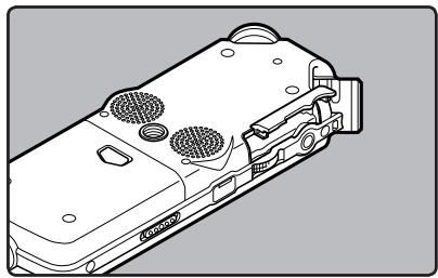 OLYMPUS LS-10 - Inserting a Card - 2