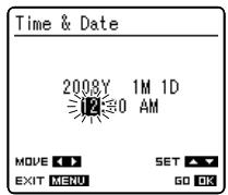 OLYMPUS LS-10 - Setting Time and Date [Time & Datel - 3