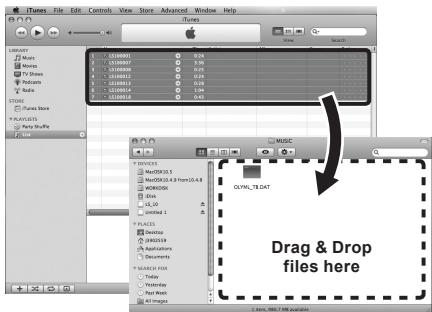 OLYMPUS LS-10 - Transferring Music File to the Recorder - 2