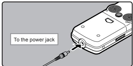 OLYMPUS LS-10 - Using the AC Adapter - 1