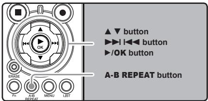 OLYMPUS LS-10 - How to begin segment repeat playback - 1