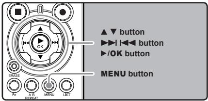 OLYMPUS LS-10 - Menu Setting Method - 1