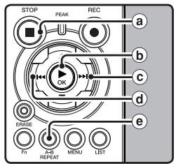 OLYMPUS LS-10 - Cancel the segment repeat playback function - 1