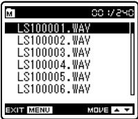 OLYMPUS LS-10 - Rearranging files [Replace] - 2