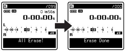 OLYMPUS LS-10 - Press the OK button. - 1