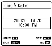 OLYMPUS LS-10 - Press the OK button to complete the setup screen. - 1