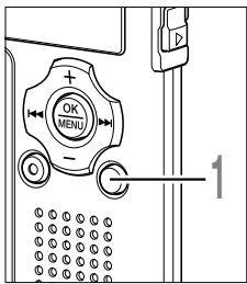 OLYMPUS WS-311M - Setting an Index Mark or a Temp Mark - 1
