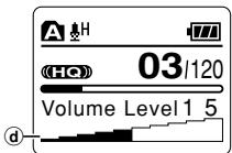 OLYMPUS WS-311M - Press the + or - button to select the proper sound volume. - 5