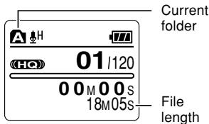 OLYMPUS WS-311M - File display - 1