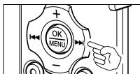 OLYMPUS WS-311M - Cancel the Segment Repeat Playback Function - 3